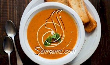 شوربة الطماطم بالكريمة على طريقة منال العالم