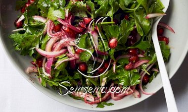 طريقة عمل سلطة البقدونس والبصل والسماق