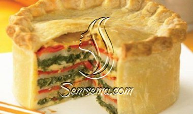 طريقة عمل فطيرة السبانخ باللحم المفروم والجبن