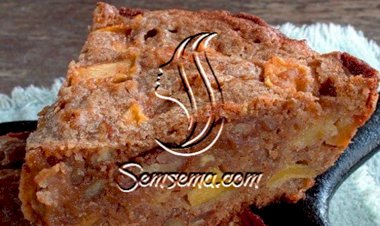 طريق عمل براونيز التفاح صحي وسريع