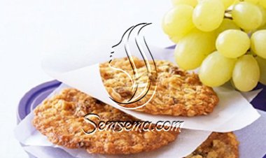 طريقة عمل بسكويت الشوفان الصحي بالزبيب