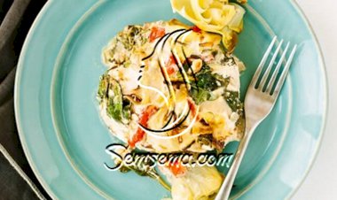 طريقة عمل صدور الدجاج بالسبانخ والفطر