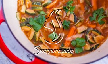 شوربة خضار صحية للرجيم سريعة و لذيذة