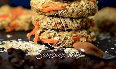 طريقة عمل كوكيز الجزر والشوفان