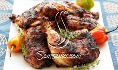 دجاج مشوي بالزنجبيل والثوم سهل التحضير