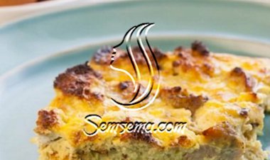 طريقة عمل عجة البيض بالسجق بالفرن