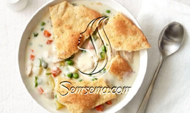 طريقة عمل شوربة الخضار بالدجاج بالبشاميل