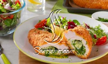 طريقة عمل دجاج كييف محشي و مقلي