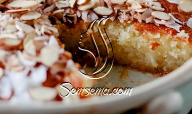 اسهل طريقة لعمل البسبوسة المصرية الاصلية