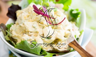 طريقة عمل سلطة البيض المسلوق للرجيم