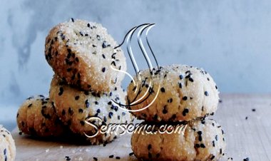 طريقة عمل بسكويت الطحينة بالسمسم