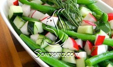 طريقة عمل سلطة الفاصوليا الخضراء للرجيم