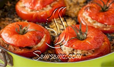 طريقة عمل محشي طماطم بالارز بالفرن