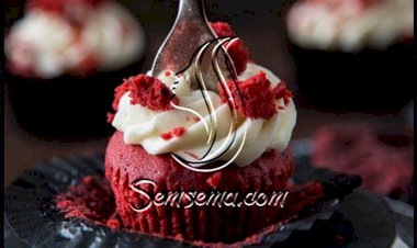 طريقة عمل كب كيك ريد فيلفيت