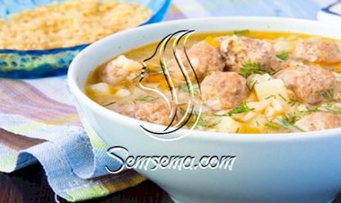 طريقة عمل شوربة كبة البرغل الملقسة