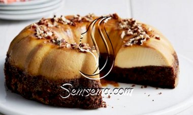 طريقة عمل كيكة الكريم كراميل الجاهز