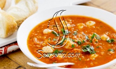 شوربة العدس والبرغل التركية الرمضانية