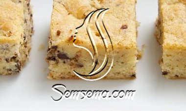 طريقة عمل براونيز ابيض