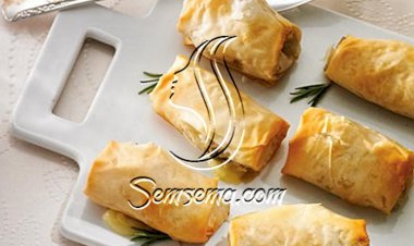 طريقة عمل اصابع بعجينة الفيلو بالفطر