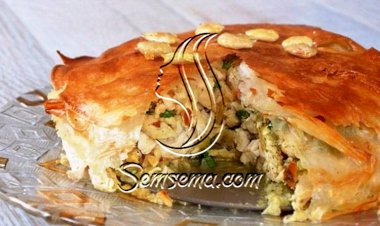 طريقة عمل بسطيلة بالخضر والدجاج