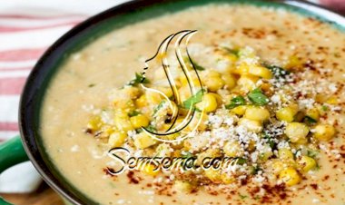 طريقة عمل شوربة الذرة بالدجاج بالكريمة