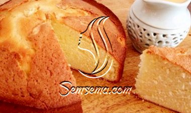 طريقة عمل كيكة اللبن الرائب