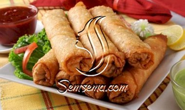 طريقة عمل سبرنغ رول بالشعيرية حلو