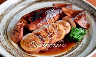 طريقة عمل الحبار المحشي بالأرز