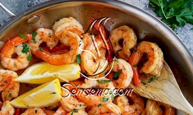 طريقة عمل ربيان بالثوم والليمون