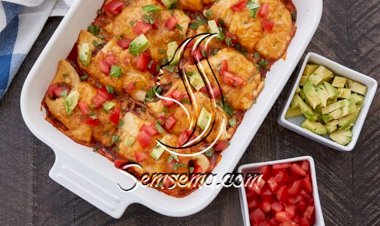 طريقة عمل انشلادا اللحم المفروم