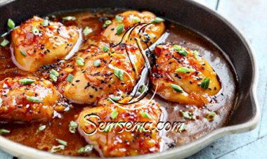 طريقة عمل دجاج بالحامض والثوم بالفرن