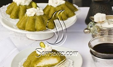 طريقة عمل حلى السميد بالفستق الحلبي