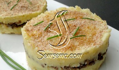 طريقة عمل سوفليه البطاطس باللحم المفروم