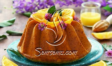 طريقة عمل كيك البرتقال بالسميد