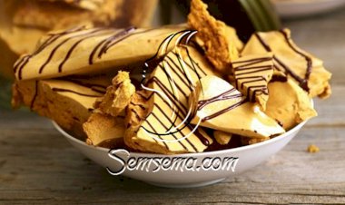 طريقة عمل الكراميل الهش المقرمش