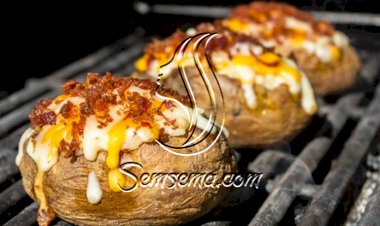 طريقة عمل بطاطس مشوية بالفرن مع الجبنة