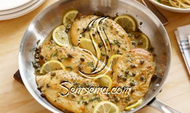 طريقة عمل دجاج بيكاتا بالليمون