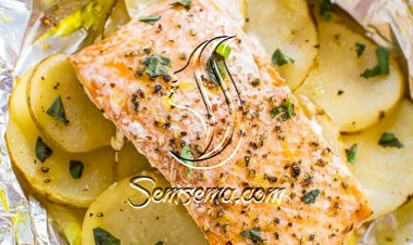 طريقة عمل صينية السمك بالبطاطس في الفرن