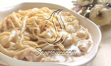 طريقة عمل معكرونة بالطحينة