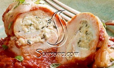 طريقة عمل صدور الدجاج المحشية بالجبن