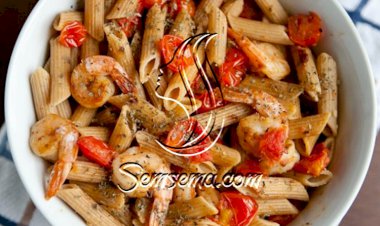 طريقة عمل باستا بالروبيان سهلة