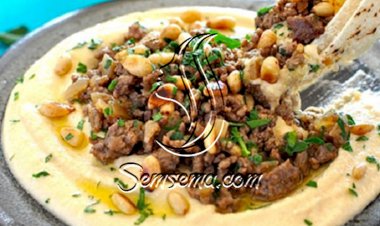 طريقة عمل حمص الشام بالطحينة