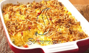 طريقة عمل صينية الذرة بالجبن