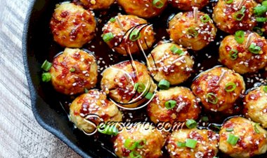 طريقة عمل كرات الدجاج بالشوفان