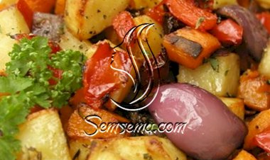 طريقة عمل الخضار المشكل بالفرن