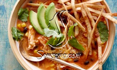 طريقة عمل شوربة الدجاج المكسيكية