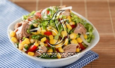 طريقة عمل سلطة التونة بالذرة للرجيم