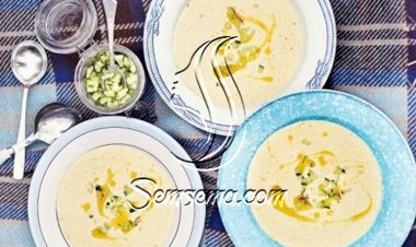 طريقة عمل شوربة اللوز التركية