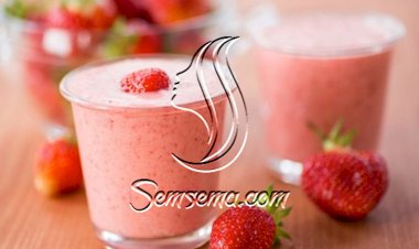 طريقة عمل عصير الفراولة للرجيم