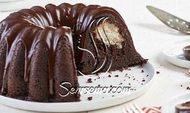 طريقة عمل كيكة الكاكاو مع جوز الهند